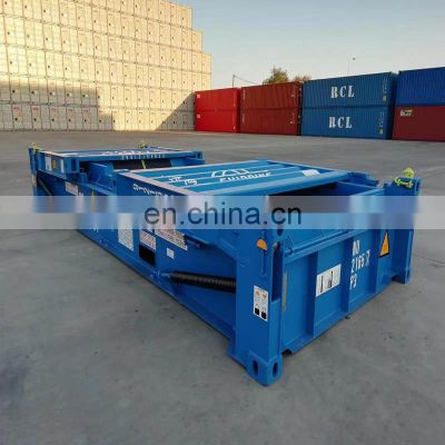 20ft flat rack container steel role flat rack shipping containers container flat rack for sale