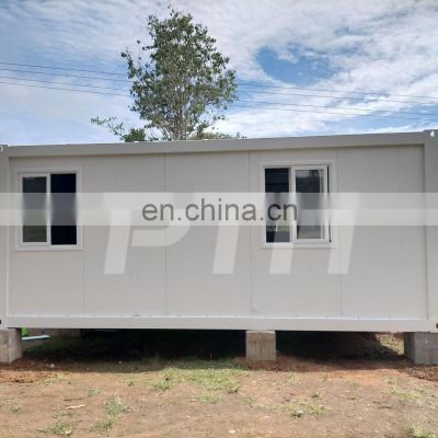 Best selling low prices 20ft 40ft prefab two sets container houses combination office for sale