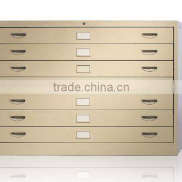 A1-A3 Size Drawing Cabinet, 7 Drawers Steel Map Cabinet