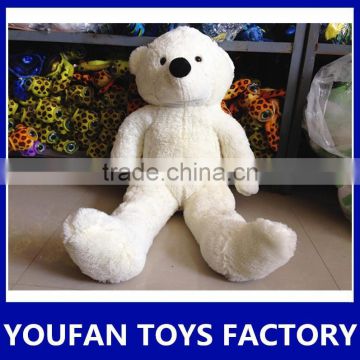 Hot sale stuffed animal white big plush teddy bear toy