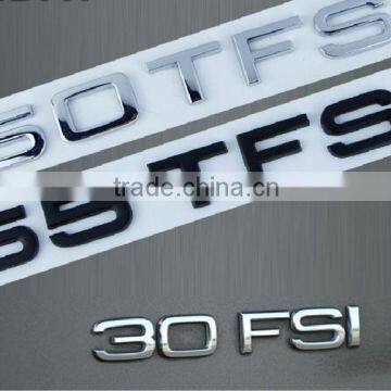 custom abs plastic chrome letters numbers. abs plastic letters. plastic numbers