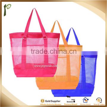 Popwide 2016 Latest Large PVC Mesh Bag Shopping bag Packing bag