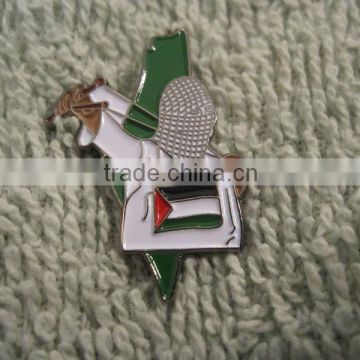 Low price and fast delivery Palestinian Intifada Fighter Slingshot Palestine Flag Pin ---- DH 17088