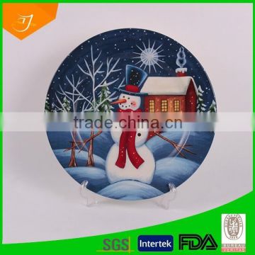 snowman ceramic set,high quality ceramic dinnerware with full decal