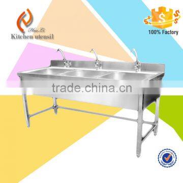 factory price free standing single double bowl stainless steel kitchen sink