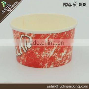 170ml stainless steel ice cream cup disposable printed cup