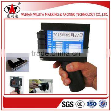 Portable Industrial batch expiry date inkjet marking and coding cartridges