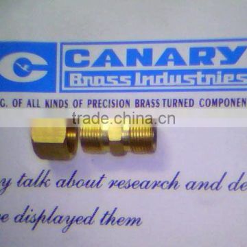 nozzle brass fittings cnc machine part