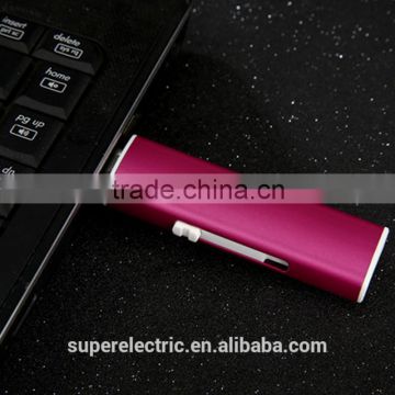 Wholesale Cheapest Disposable Custom Refillable Electronic USB Lighter Metal USB Rehargeable Cigarette Lighters With USB Charger