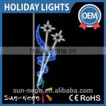 2d Fancy Led Motif Light Christmas Led Street Motif Lights For Pole Decorations