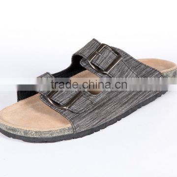 High quality casual slipper sandal cork footbed shoes