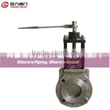 Stainless steel Knife gate valves lever operated