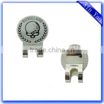 Hot Sale Stainless Iron Silver Nickel plating Customized Magnetic Golf Hat Clip                        
                                                Quality Choice