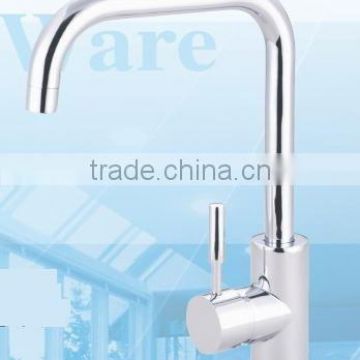 High Quality Taiwan made long simple kitchen mixer faucet
