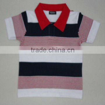 Children Striper cotton Polo Shirts