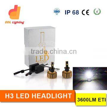 wholesale waterproof H3 30w car led headlight auto led head lamp led headlight gold series led headlight