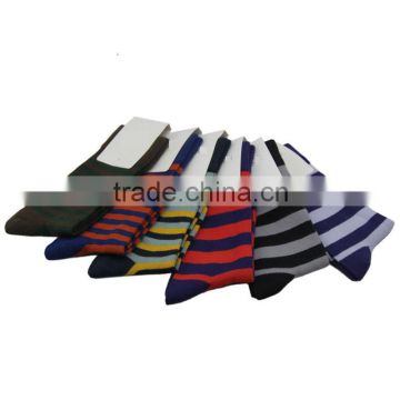 GSM-06 Stripe design bamboo fashion wholesale socks for men