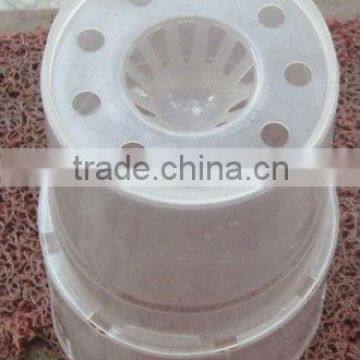 transparent pot plastic