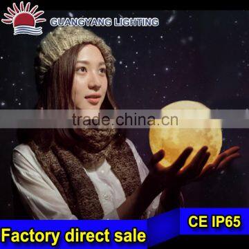 15cm PE Remote control/ Waterproof /rechargeable LED full moon ball light