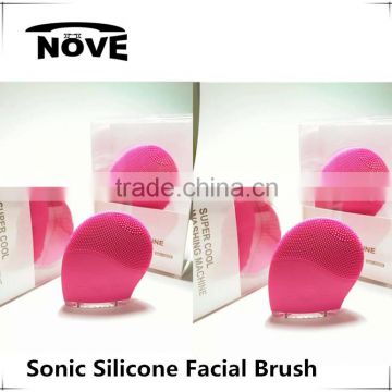 2016 face cleansing brush, sonic vibrate facial brush beauty equipment