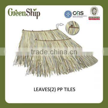 Garden Hut Thatch Roof Tile from GreenShip/ grass mat/patented product/ eco-friendly/ weather-resistant