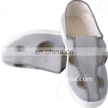4 holes,PVC/pu sole,ESD Canvas type