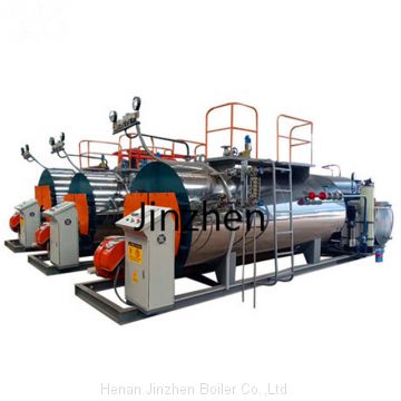 1500Kg/H Industrial Horizontal Gas Oil Fired Steam Boiler for food processing
