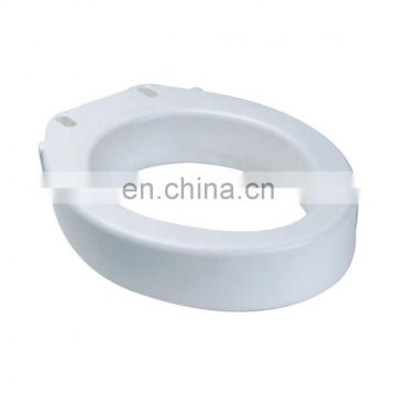 CE 4" height HDPE oval patient Raised toilet seat elevates for old man