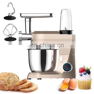 2021 Kitchen 5 in 1 Food Processor Cake Bread 1500W 6.2L  5.2L  Electrical Stand Dough Mixer