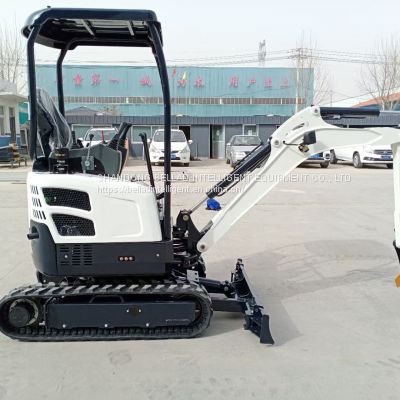 crawler excavator  small excavator trench digger with Auger hammer quick hitch attachments