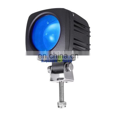 Lantsun led Work Light Engineering light flash 4point blue OR red light LED6471 12w IP67 certificate