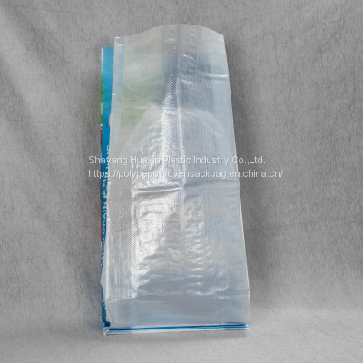 PP woven laminated sack for animal feed, virgin raw material PP woven sack