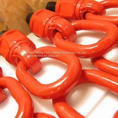 Rotating lifting ring lifting tools are used for wind power lifting and high-altitude operations in mold factories.