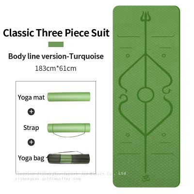 Tpe Material Eco Friendly Eco Friendly Exercise & Workout Dragonfly Tpe Yoga Mat