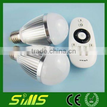 A19 Dimmable remote control led bulb light