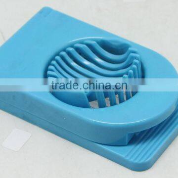 COLORFUL PLASTIC ROUND & REC EGG SLICER, ABS+STAINLESS STEEL, WITH COLOR BOX