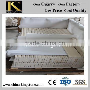 Competitive beige cream marble stone stair for Hotel floor
