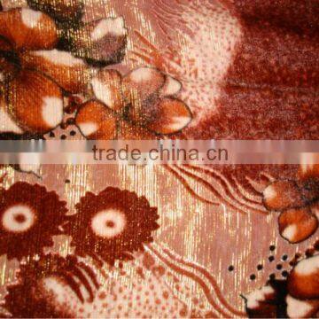 bronzing chiffon of sexy blouse/dress fabric