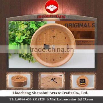 Shanshui DRZ004 Manufacturer's modern desktop clock wholesale table with wood material