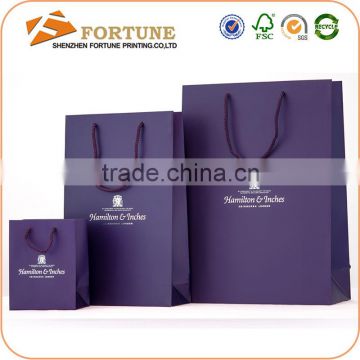 Wholesale Custom Recycle Art Luxury Paper Shopping Bag