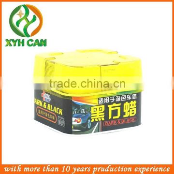 two piece structure tin box packaging for wax