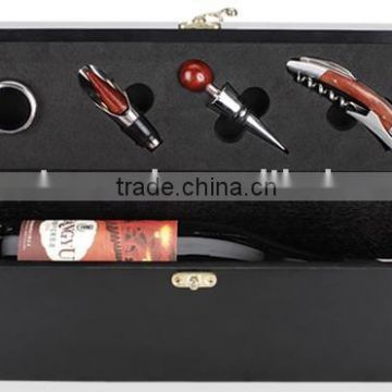 wine box with wine opener,wine stopper,wine pourer,wine collar