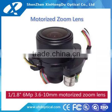 1/1.8" CCD CMOS sensor 3.6-10mm manual iris cctv lens