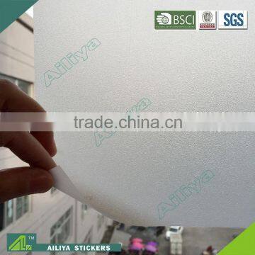 BSCI factory audit non-toxic vinyl pvc new design decorative adhesive bathroom privacy film