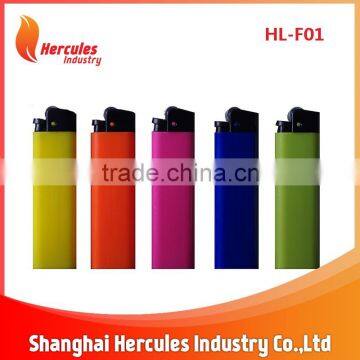 China solid cheap iso9994 flint plastic lighter HL-F01