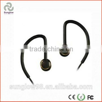 Slender Manner Soft Ear Hook Support In-ear Stereo Earphone