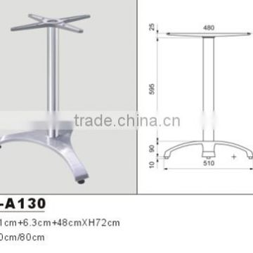 Hot Sale Dining Coffee Fashion Metal Aluminum Folding Table Base Table Leg Furniture Leg HS-A130