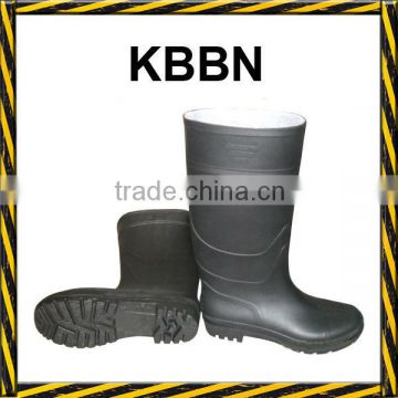 cheap black pvc rain boot