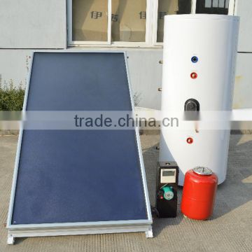 split flat panel solar thermal collector
