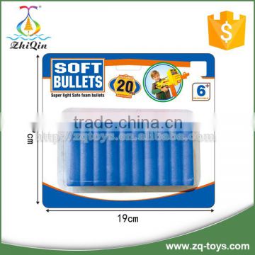 Shantou toy blue nerf bullets for soft bullet gun